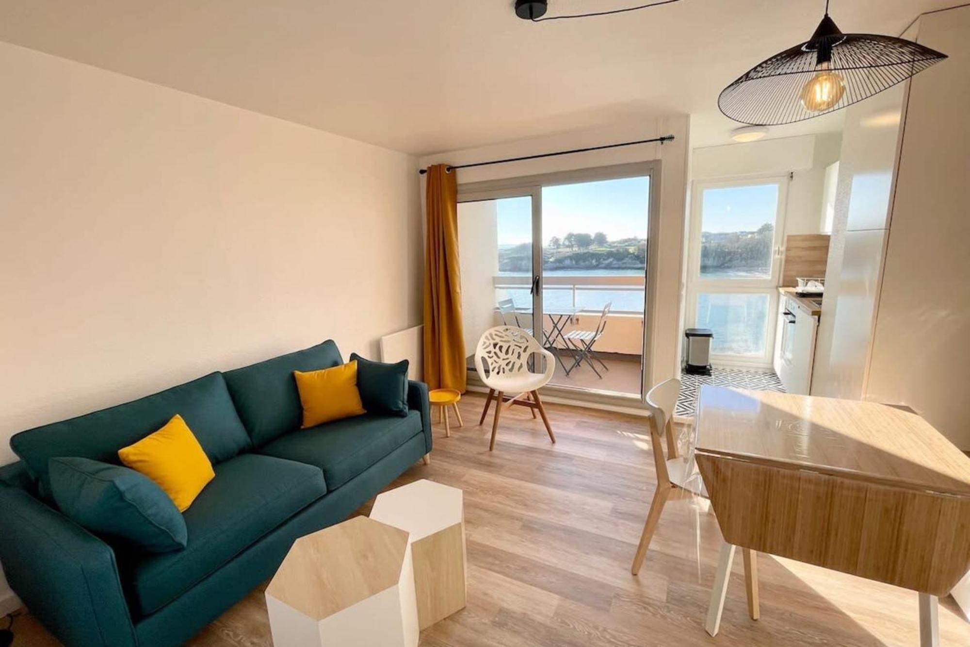 Pieds Dans L'Eau T2 Archi Cosy - Vue Mer 180 Ploemeur Luaran gambar